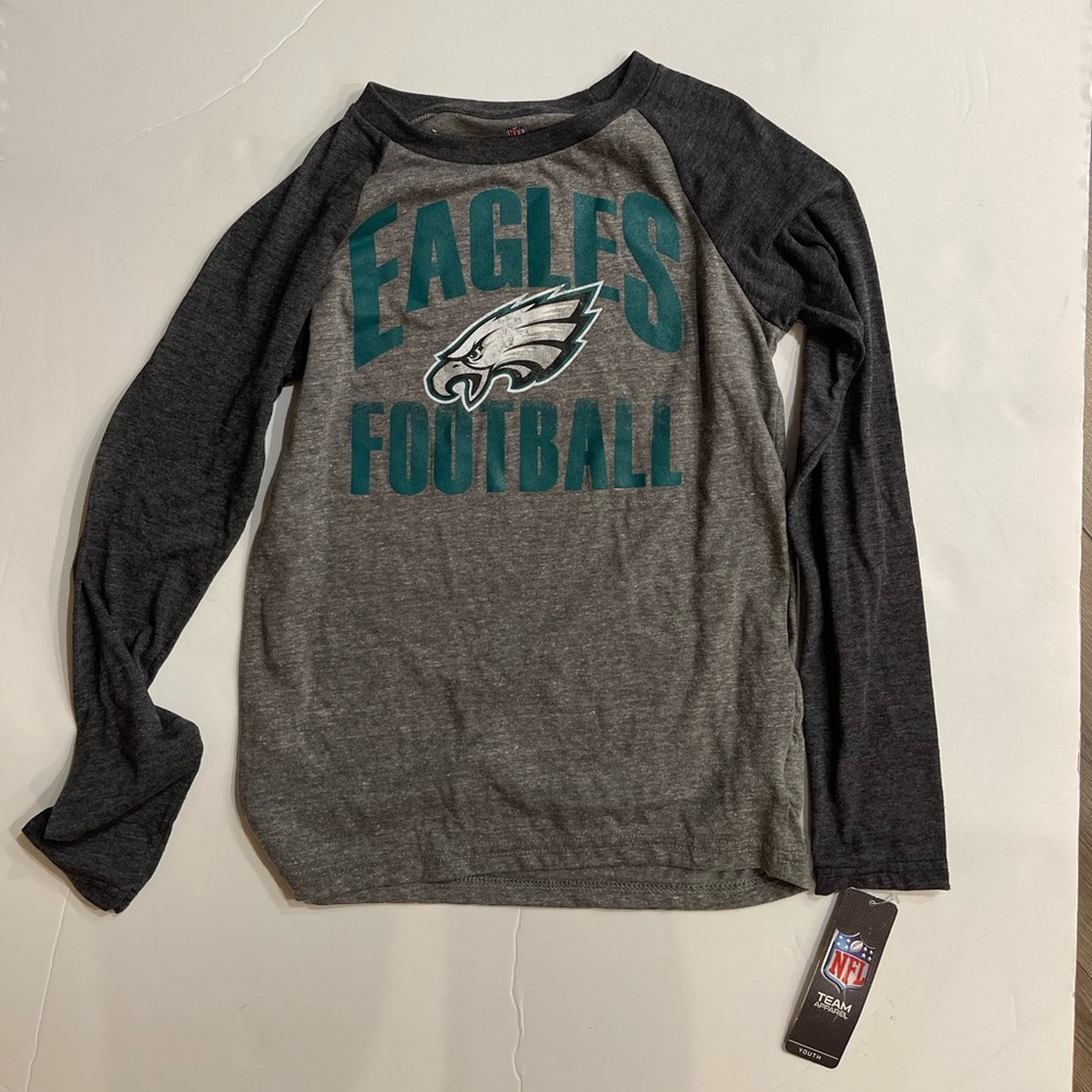 Philadelphia Eagles Youth Kids Shirt Medium 10-12 New NWT